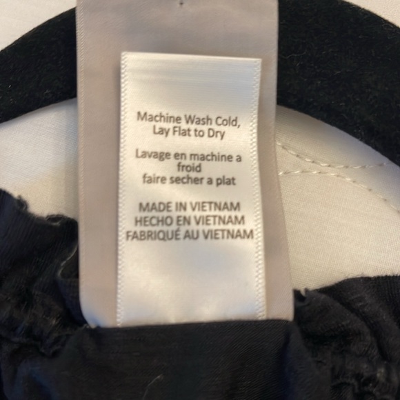 Anthropology, Dolan, black, long, sleeved blouse with white moons, medium - Picture 10 of 16